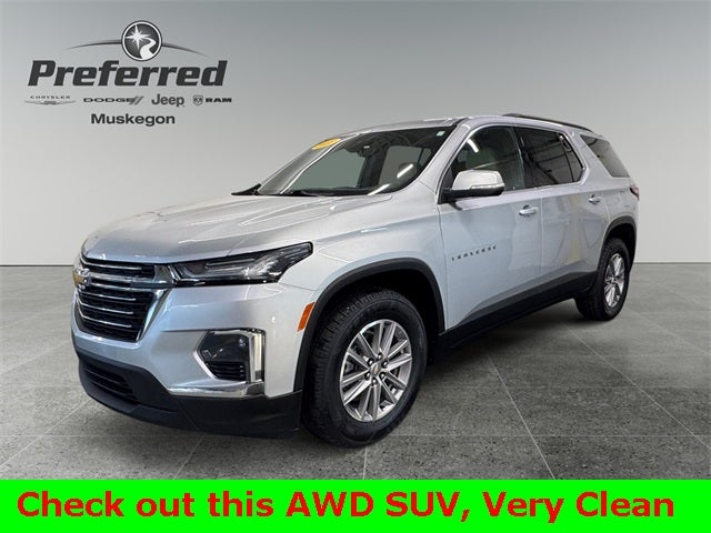 2022 Chevrolet Traverse LT 3.6 Liter V6 AWD 3rd Row Seating