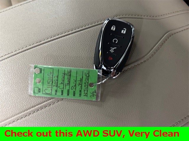 2022 Chevrolet Traverse LT 3.6 Liter V6 AWD 3rd Row Seating