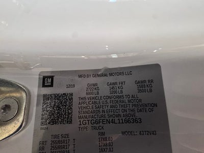 2020 GMC Canyon All Terrain 3.6 Liter V6 Crew Cab 4WD