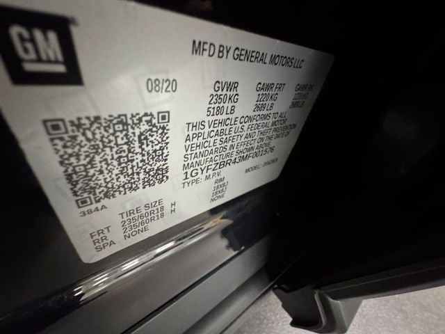 2021 Cadillac XT4 Luxury 2.0 Liter Turbocharged AWD