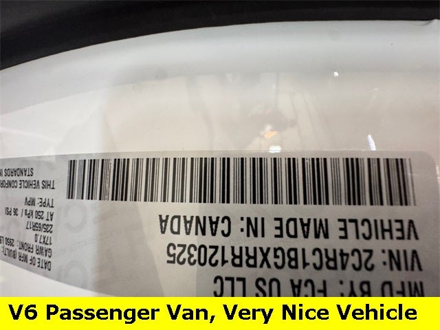 2024 Chrysler Pacifica Touring L 3.6 Liter V6 7 Passenger 3rd Row Seating