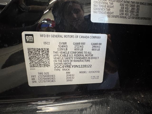 2022 Chevrolet Silverado 2500HD High Country 6.6 Liter V8 Turbodiesel Crew Cab 4WD