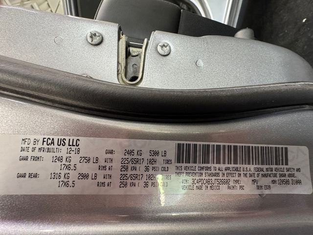 2018 Dodge Journey SE 2.4 Liter FWD