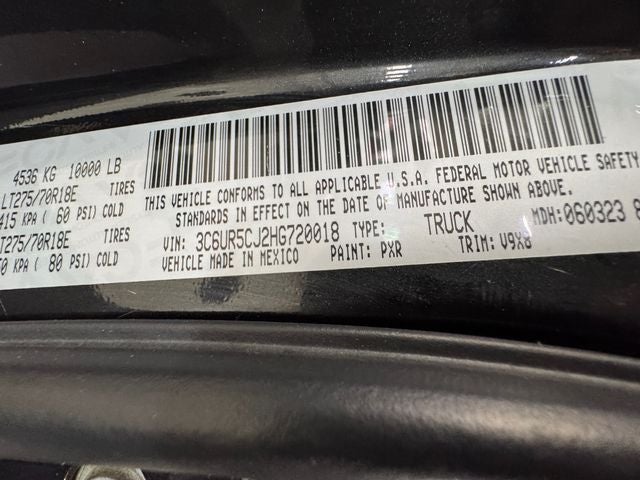 2017 RAM 2500 Tradesman 6.4 Liter Crew Cab 4WD