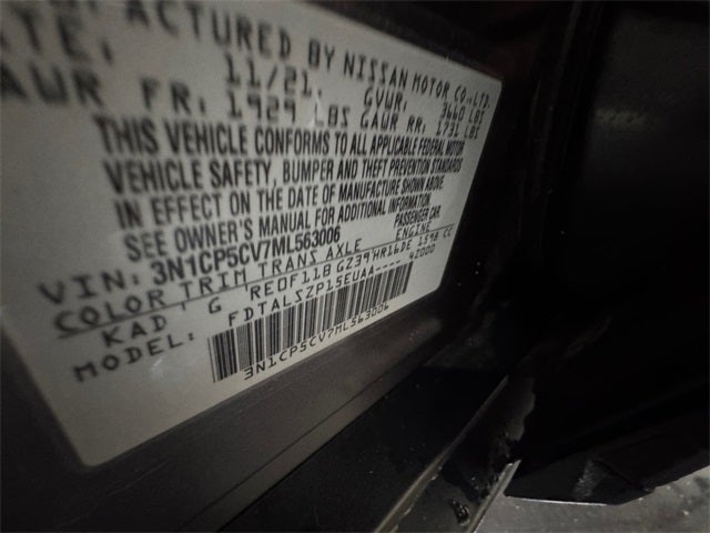 2021 Nissan Kicks SV 1.6 Automatic FWD