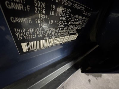 2022 Subaru Outback Onyx Edition XT 2.4 Liter Automatic AWD