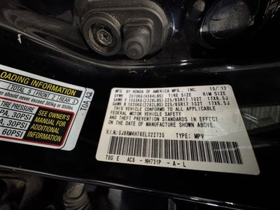 2014 Honda CR-V EX-L 2.4 Liter AWD