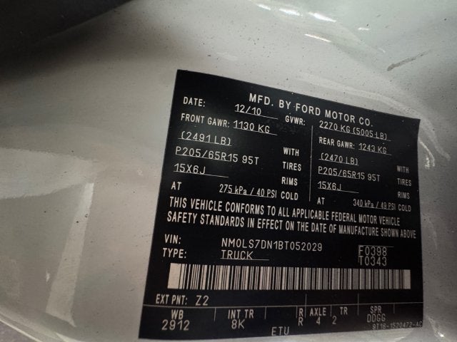 2011 Ford Transit Connect XLT 2.0 Liter I4 4D cargo Van FWD