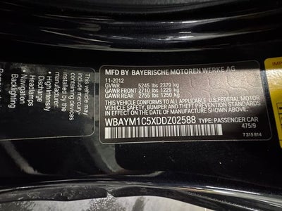 2013 BMW 6 Series 650i xDrive 4.4 Liter V8 TwinPower 2D Coupe AWD