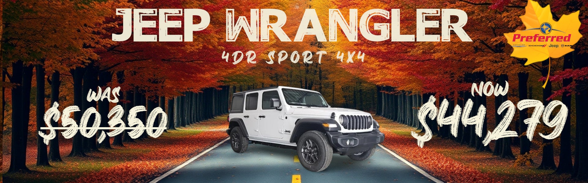 Jeep Wrangler 4DR Sport 4x4