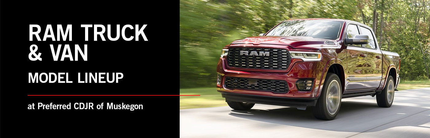 New Ram Truck and Van Model Lineup