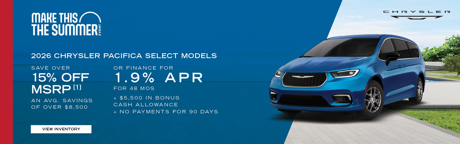 Chrysler Pacifica Offers