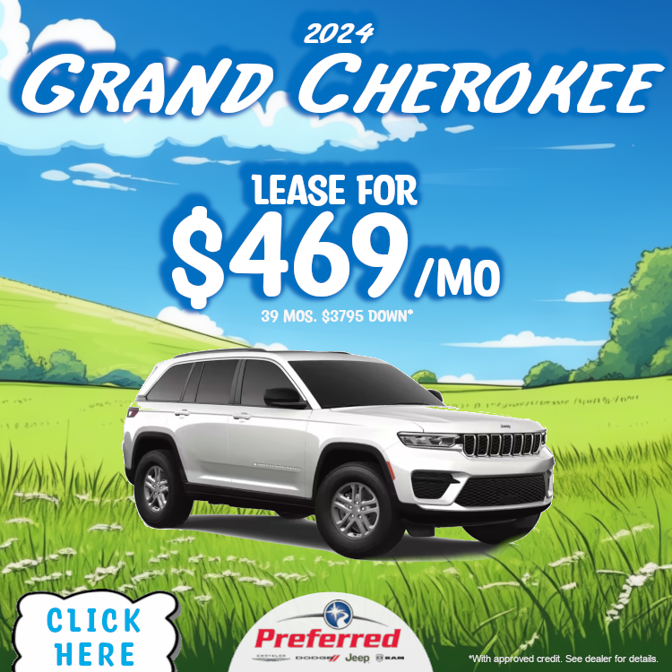 Lease 2024 Jeep Grand Cherokee for $469 Per Month