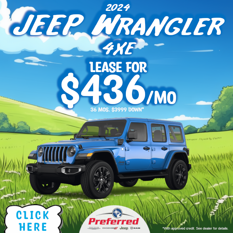Lease 2024 Jeep Wrangler for $436 Per Month